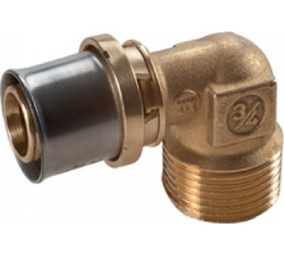 Изображение товара Угольник Giacomini 90, Н, 3/4, 26x3, латунь RM127Y049