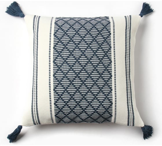Изображение товара Декоративная наволочка Этель сканди, 45х45 см, синий, 100% п/э 9656465