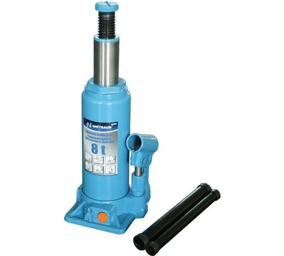 Изображение товара Бутылочный домкрат UNITRAUM Н=230+147+80 мм UN90804