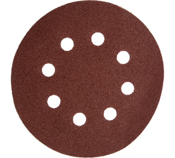 Изображение товара Круг абразивный на ворсовой основе под "липучку" с отверстием (фибра) 125мм Р 60 (10шт.) TORGWIN T381150