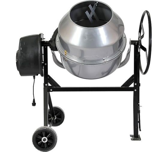 Изображение товара Бетоносмеситель FORZA БСМ 180, 650 Вт, 29.5 об/мин., ножная фиксация барабана, горловина барабана 390 мм FZ08.01.180.000