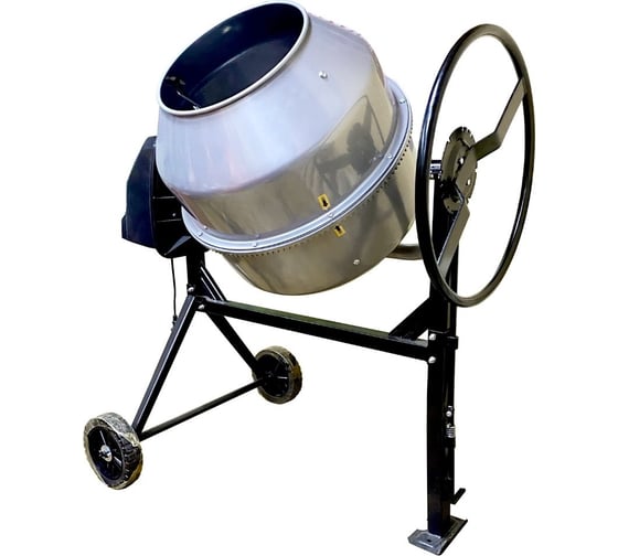 Изображение товара Бетоносмеситель FORZA БСМ 200, 800 Вт, 29.5 об/мин., ножная фиксация барабана, горловина барабана 390 мм FZ08.01.200.000