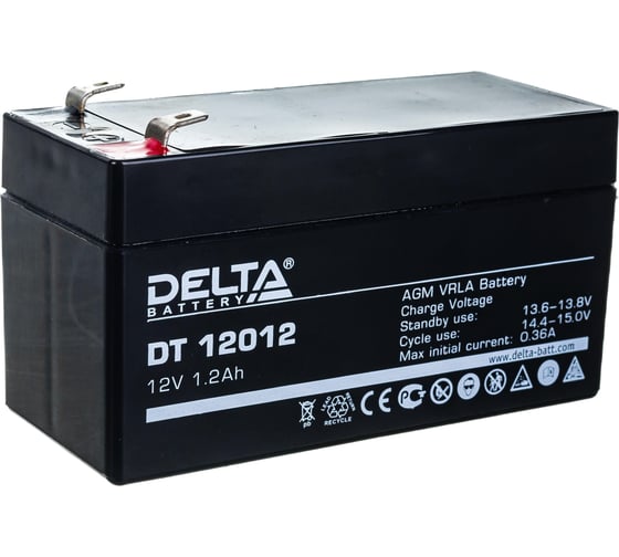 Изображение товара Аккумулятор Delta DT 12012