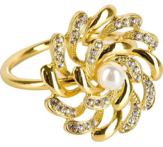 Изображение товара Набор колец для салфеток Nouvelle вихрь 4 шт., 4x3.5 см 9903673-Н4