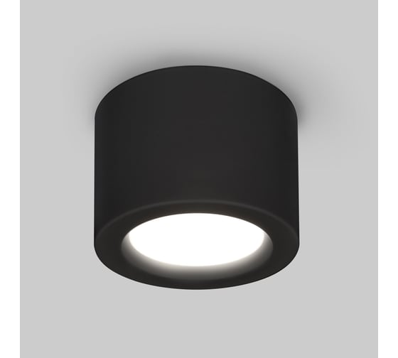 Изображение товара Накладной светодиодный светильник Elektrostandard dlr026 6w 3000k черный матовый a063934