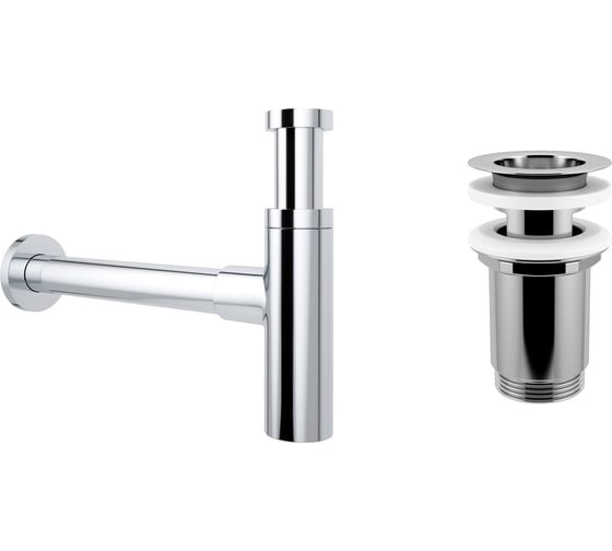 Изображение товара Сифон для раковины, набор 2 в 1 Wellsee Drainage System 182119004
