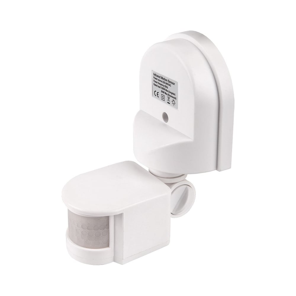 Изображение товара Датчик движения настенный инфракрасный GMS1-W-11-7-W белый для уличного использования 11 м дальност