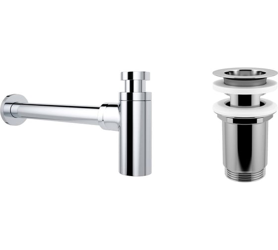 Изображение товара Сифон для раковины, набор 2 в 1 Wellsee Drainage System 182104004