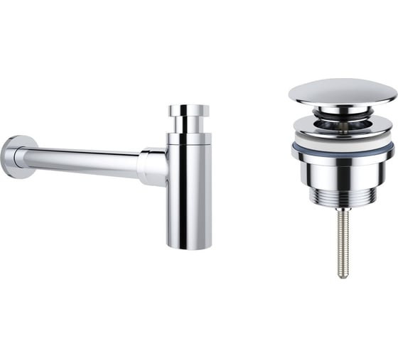 Изображение товара Сифон для раковины с донным клапаном Wellsee Drainage System 182104003