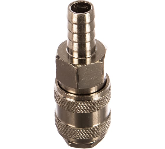 Изображение товара Быстроразъем пневматический с клапаном - елочка 10 мм ЭВРИКА ER-SE1-4SH