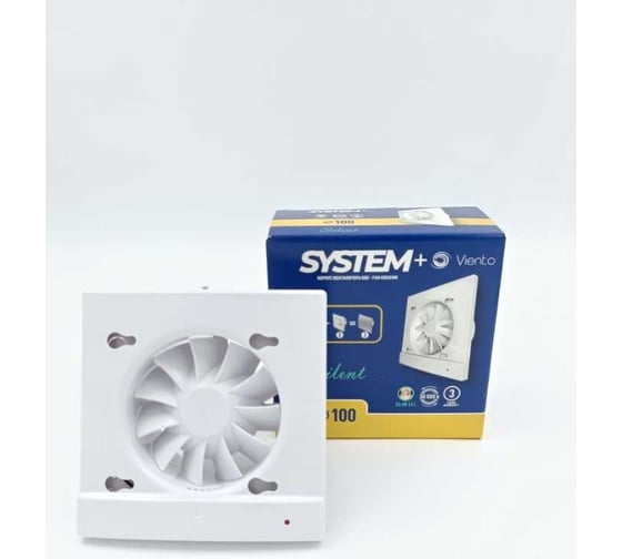 Изображение товара Корпус вентилятора ВИЕНТО SYSTEM+ O100, обратный клапан , шарикоподшипник КВС 100СК