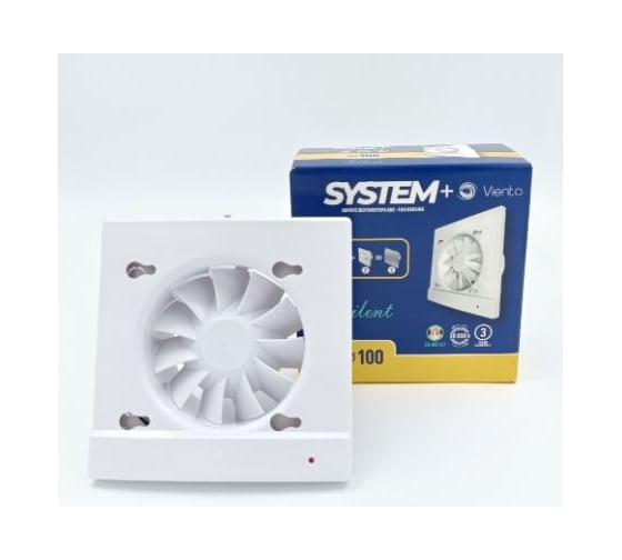 Изображение товара Корпус вентилятора ВИЕНТО SYSTEM+ O100, таймер , шарикоподшипник КВС 100СТ