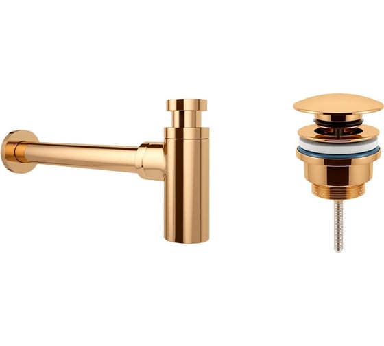 Изображение товара Сифон для раковины с донным клапаном Wellsee Drainage Systemв наборе 2 в 1 182106003