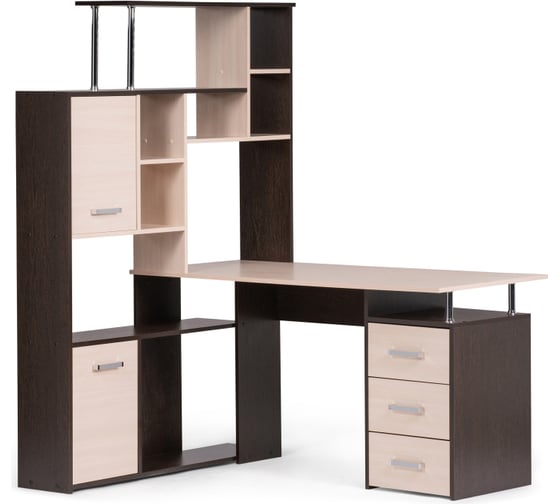 Изображение товара Стол Woodville кс-15 венге / дуб молочный левый 295293