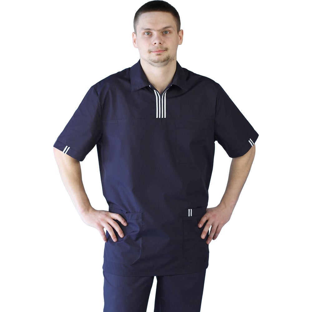 Изображение товара Мужской костюм URSUS Эра КОС546-001 темно-синий 3XL