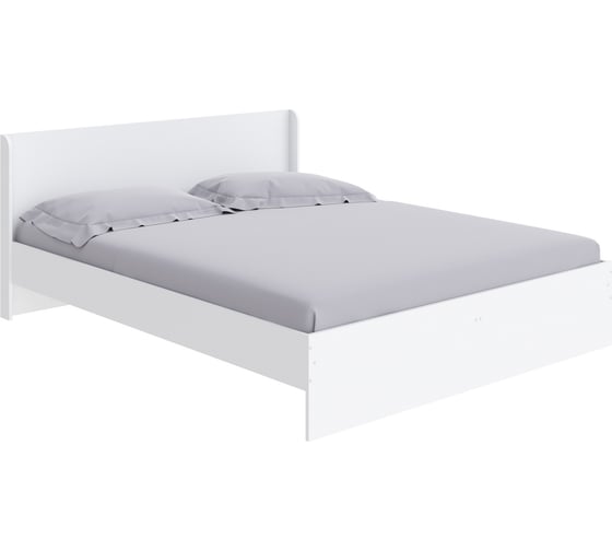 Изображение товара Кровать ОРМАТЕК Practica 160-200, 3 сост.части, белый 160-200 Кровать Practica Белый