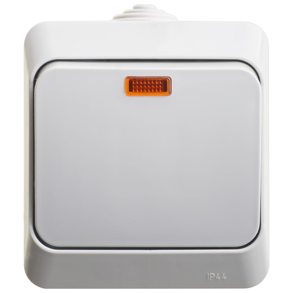 Изображение товара 1-клавишный выключатель Systeme Electric Lexel Этюд Серый с подсветкой IP44, наружный BA10-045C Изображение товара 1-клавишный выключатель Systeme Electric Lexel Этюд Серый с подсветкой IP44, наружный BA10-045C