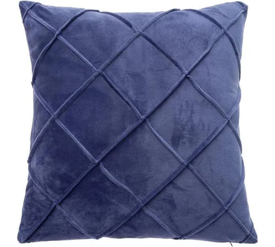 Изображение товара Чехол на подушку Этель Соло синий 45х45 см 2308810