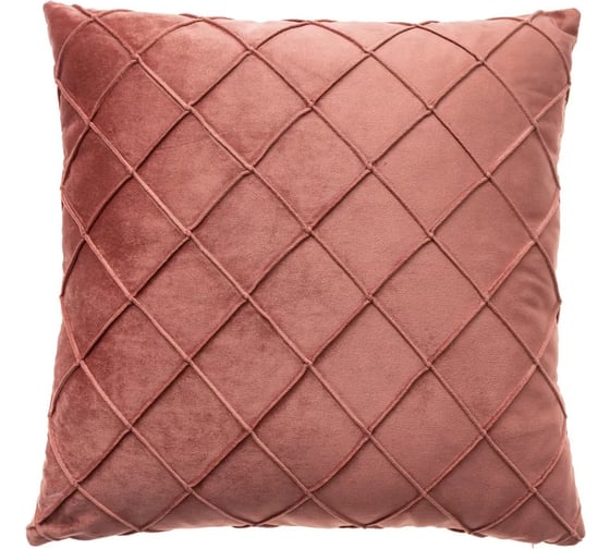 Изображение товара Чехол на подушку Этель Соло пыльная роза 43х43 см, 100% полиэстер 4992380