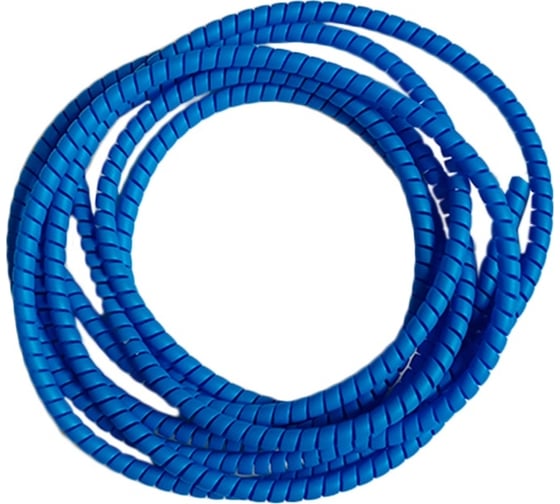 Изображение товара Спиральная пластиковая защита PARLмU SG-20-C14-k10, полипропилен, 20 мм, выпуклая поверхность, голубая, 10 м PR0900200-10