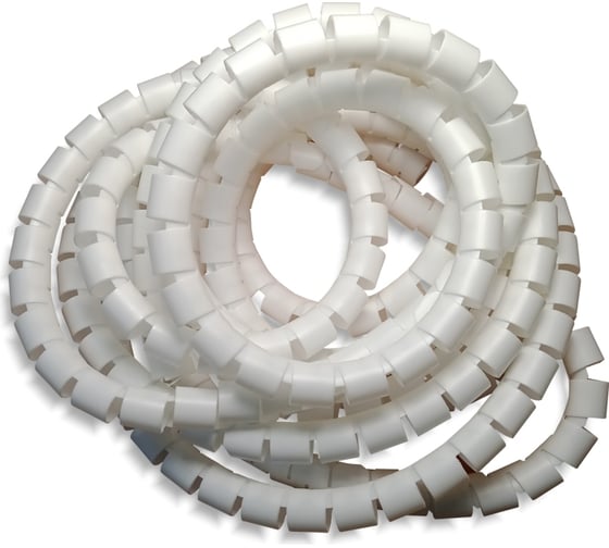 Изображение товара Спиральный защитный рукав PARLMU LXQ 22-2-k2 полиэтилен, размер 22, цвет белый, длина 2 м PR4900400-2