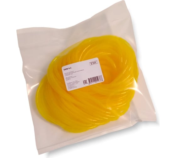 Изображение товара Спиральная пластиковая оплетка PARLмU SWB 6-2, полиэтилен, 6 мм, 14 м, желтая PR4200200