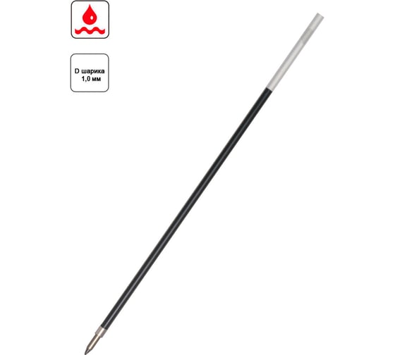 Изображение товара Стержень для шариковой ручки Penac soft glider, soft glider, stick ball, ch-6, красный 12 шт в упак BR14010-02