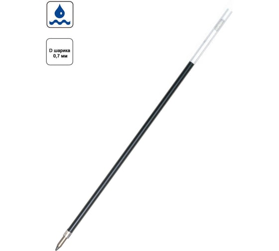 Изображение товара Стержень для шариковой ручки Penac soft glider, soft glider, stick ball, ch-6, синий BR14007-03