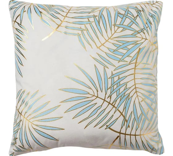 Изображение товара Чехол на подушку Этель Листва 42x42 см, велюр 4367256