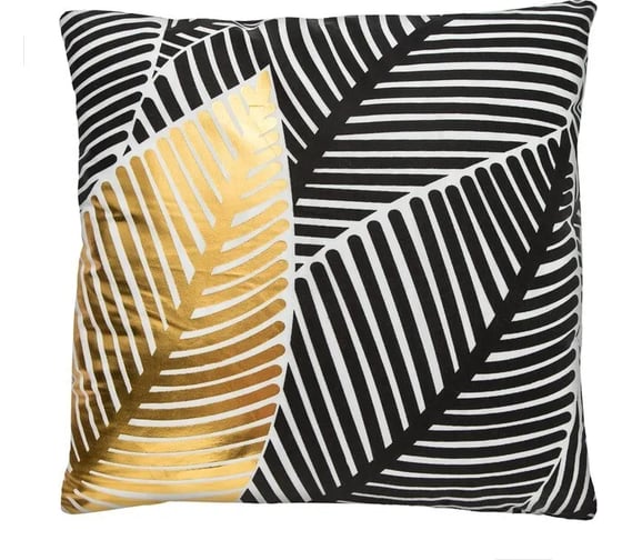 Изображение товара Чехол на подушку Этель Листья 42x42 см, велюр 4370140