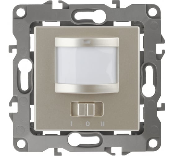 Изображение товара Датчик движения 2-проводной, 180-240В, 200Вт, IP20, 12, шампань ЭРА 12-4103-04 Б0031254