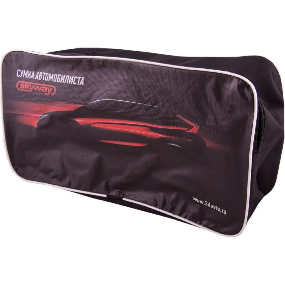 Сумка автомобилиста SKYWAY сумка спортивная отдел на молнии 3 наружных кармана длинный ремень красный