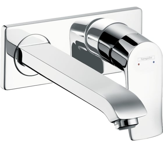 Изображение товара Смеситель для раковины HANSGROHE 31086000 Metris внешняя часть 00000008160