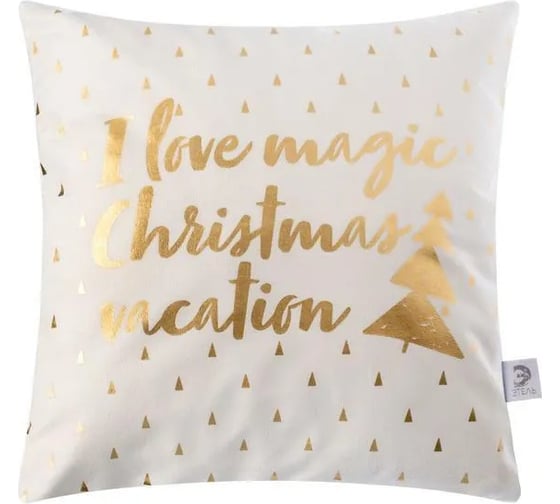 Изображение товара Чехол на подушку Этель Magic Christmas 40х40 см, 100% полиэстер, велюр 4678914
