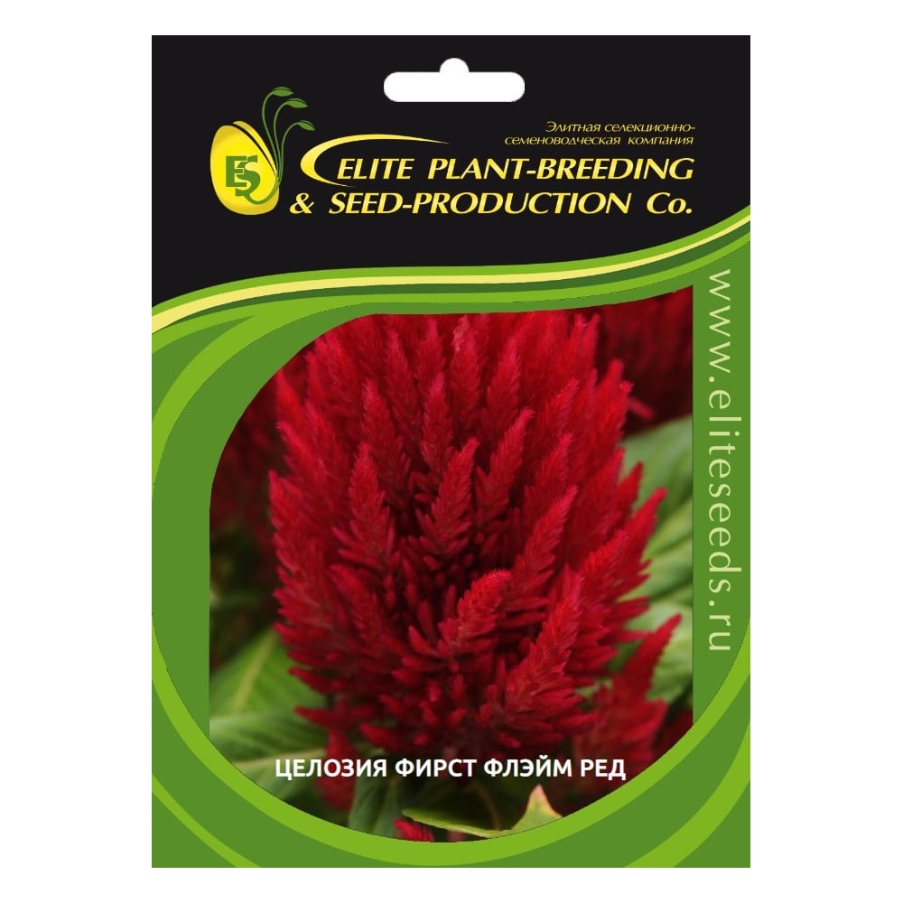 Целозия перистая фирст флэйм скарлет 30 шт эс мини ELITE PLANT-BREEDING &amp; SEED PRODUCTION Co. 1999949343