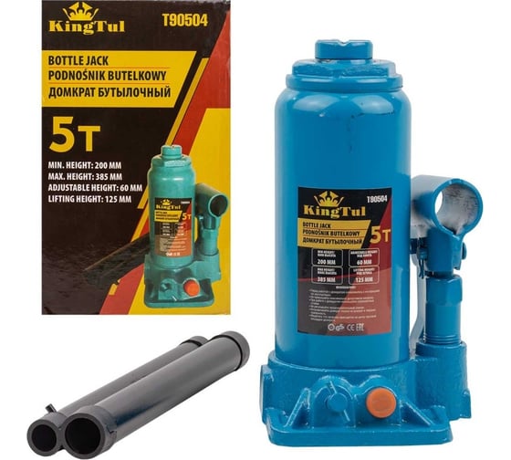 Изображение товара Бутылочный домкрат KingTul 5т KT-T90504(52683)