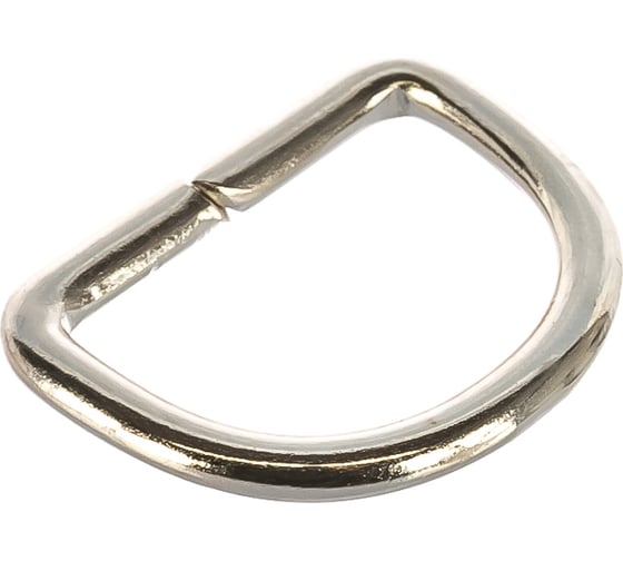 Изображение товара D-образное никелированное кольцо для ремня Стройбат 25 мм, 1 шт 356800