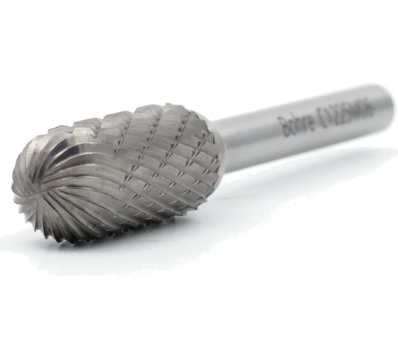 Изображение товара Борфреза твердосплавная Bohre сфероцилиндрическая, тип С 12-25-М-06-L70 КБ001397