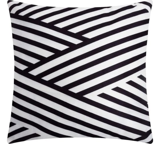 Изображение товара Чехол на подушку Этель Геометрия Полосы 40х40 см, велюр 7061199