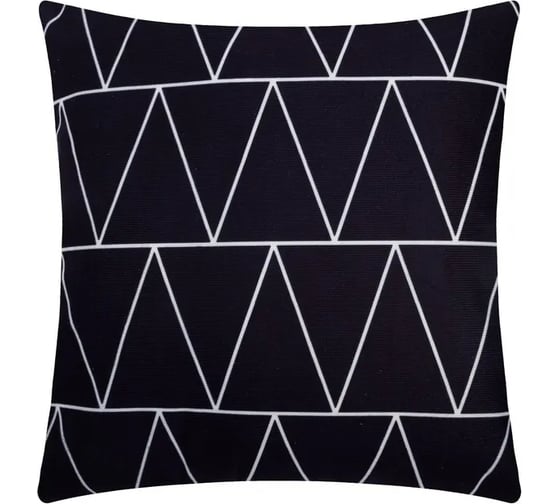 Изображение товара Чехол на подушку Этель Геометрия Зигзаги 40х40 см, велюр 7061197