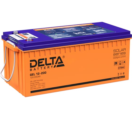 Изображение товара Батарея аккумуляторная Delta GEL 12-200