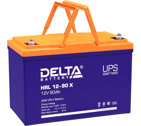 Изображение товара Батарея аккумуляторная Delta HRL 12-90 Х