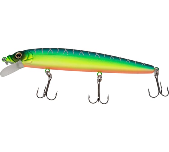Изображение товара Воблер Strike Pro Alpha Minnow 115 цвет: A223S-RP Pearl Mat Tiger EG-033FA223S-RP