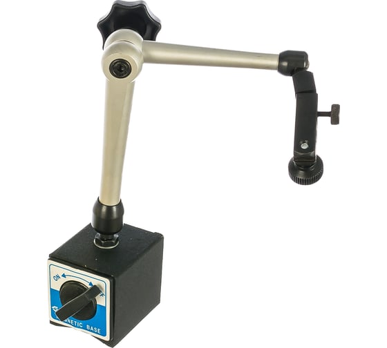 Изображение товара Штатив магнитный универсальный 320 мм с шаровым шарниром, усилие отрыва 80 кг GRIFF D308106