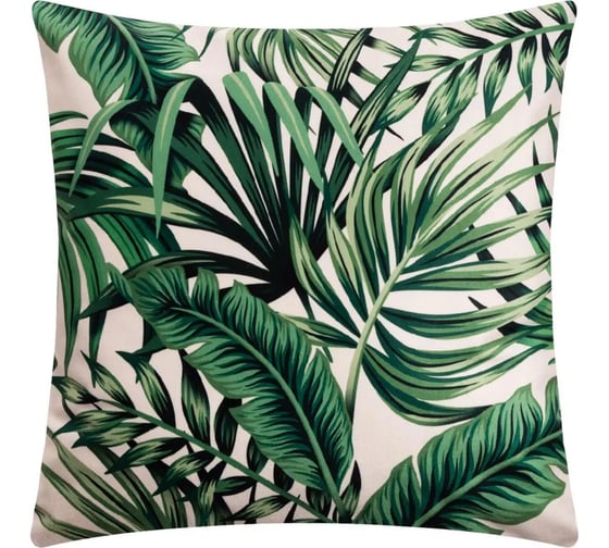 Изображение товара Чехол на подушку Этель Тропики 40х40 см, велюр, 100% полиэстер 5751294