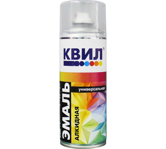 Изображение товара Аэрозольная универсальная эмаль Краски квил алкидная, глянцевый, 520 мл, RAL 5012 Светло-голубой 4690417103416