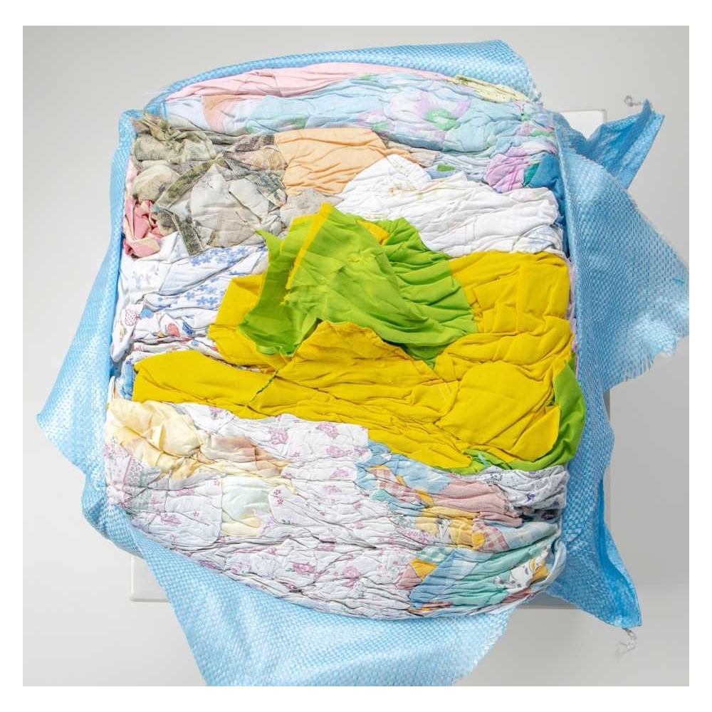 Изображение товара Ветошь Зелер цветные простыни 10 кг для уборки и ремонта