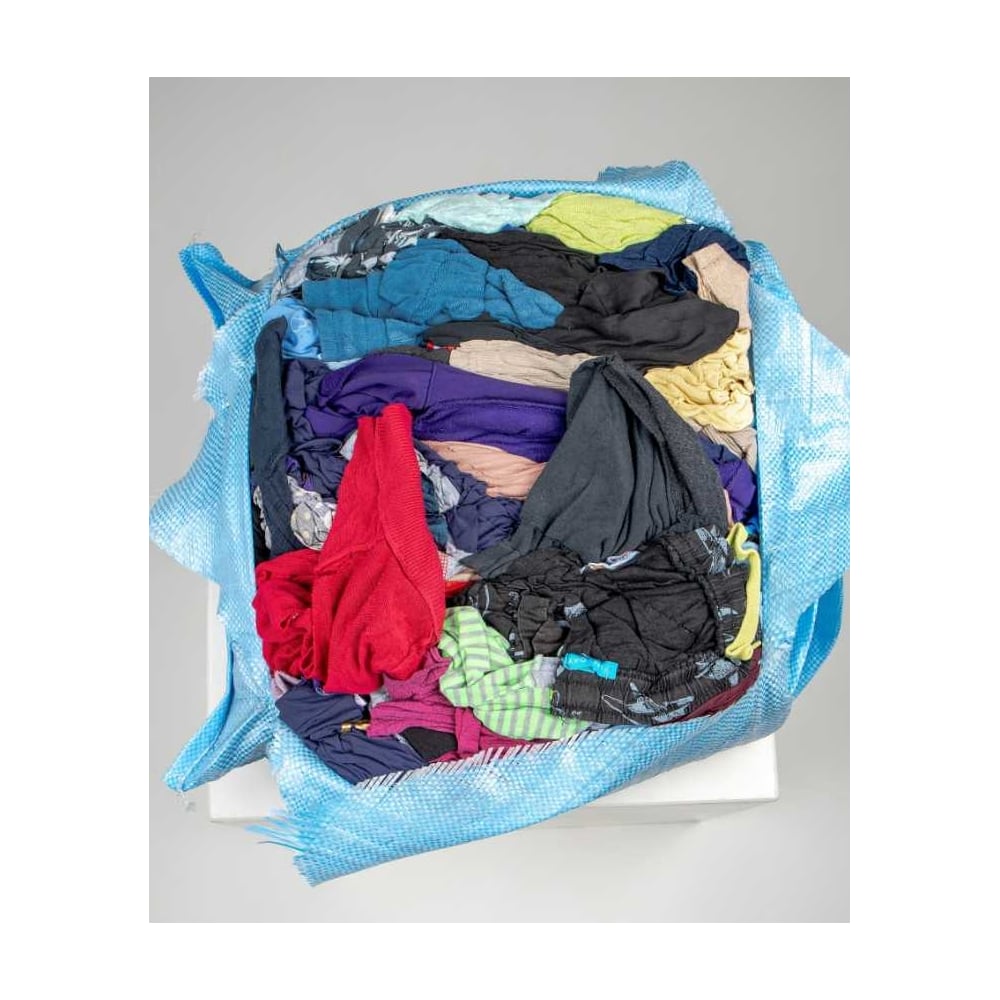 Изображение товара Ветошь Зелер трикотаж, МИКС цветной, 10 кг 2-39