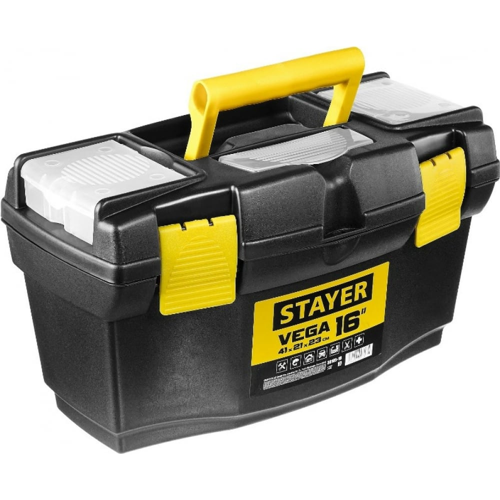 Пластиковый ящик для инструмента STAYER усиленный ящик для инструмента stels