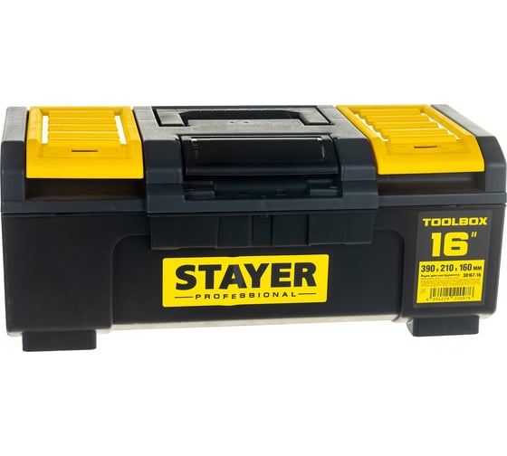 Изображение товара Ящик для инструмента STAYER TOOLBOX-16 пластиковый, Professional 38167-16